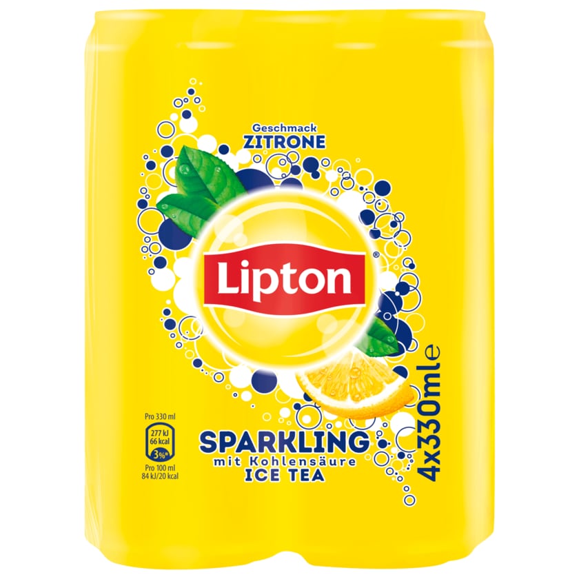 Lipton Zitrone Sparkling 4x0,33l